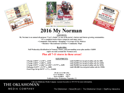 My Norman - Oklahoma Unfolded
