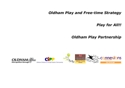 Oldham Play and Free-time Strategy Play for All!!