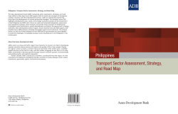 Philippines: Transport Sector Assessment, Strategy, and Road Map