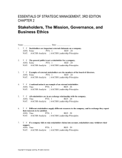 essentials of strategic management, 3rd edition