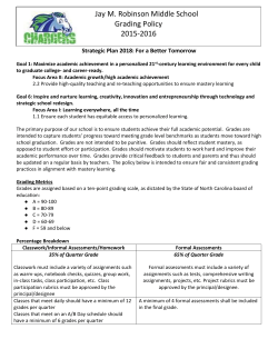 Grading Policy - Charlotte