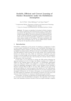 Scalable, Efficient and Correct Learning of Markov