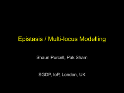 Epistasis / Multi