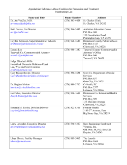Appalachian Substance Abuse Coalition for Prevention and Treatment