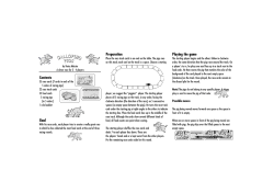 Contents Goal Preparation Playing the game ABC