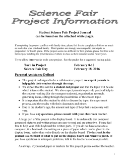 Table of Contents - Classroom Websites