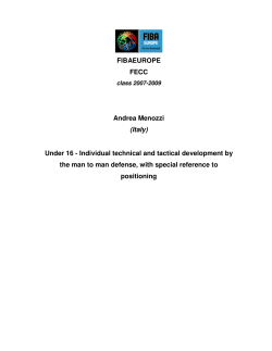 FIBAEUROPE FECC Andrea Menozzi (Italy) Under 16