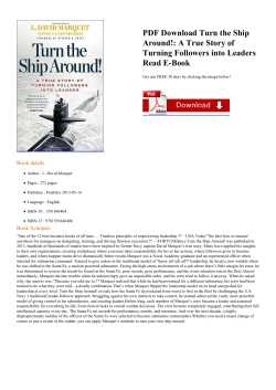 PDF Turn the Ship Around!: A True Story of