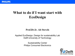 3 - Ecodesign at DTU