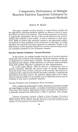 Comparative Performance of Multiple Reaction Function Equations