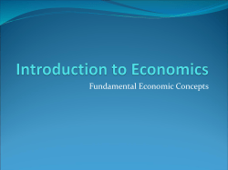 Introduction to Economics