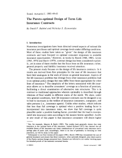 The Pareto-optimal Design of Term Life Insurance