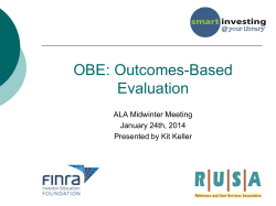 Smart Investing @ your library Orientation