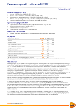 E-commerce growth continues in Q1 2017