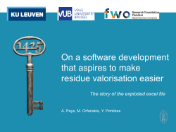 PowerPoint-presentatie - Slag Valorisation Symposium