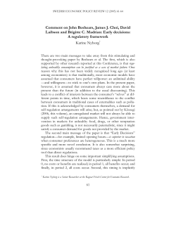 Comment on John Beshears, James J. Choi, David Laibson and