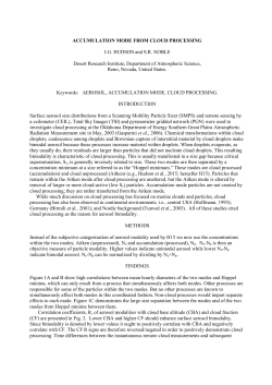 THEORY AND PRACTICE OF AEROSOL SCIENCE