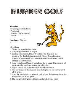 Number Golf - Full Game