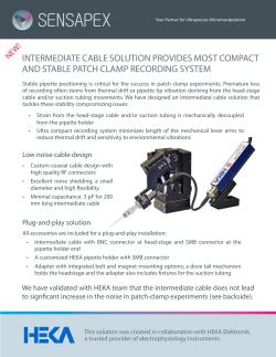 Intermediate cable solution