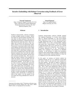 Iterative Embedding with Robust Correction using Feedback of Error