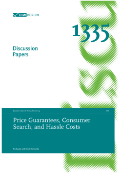 Price Guarantees, Consumer Search, and Hassle Costs