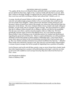 Day 2 - Equipping Servant Leaders