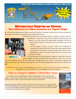 Thieves Target Cadillac`s Third-Row Seats