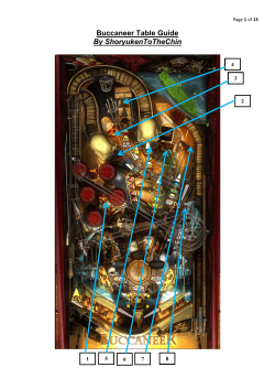 Buccaneer Table Guide by ShoryukenToTheChin