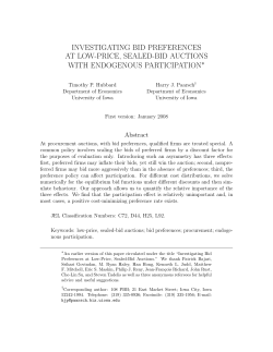 investigating bid preferences at low-price, sealed