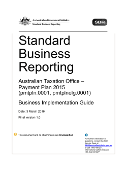 ATO Payment Plan 2015 Business Implementation Guide