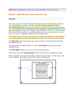 State Machine Example in LabVIEW