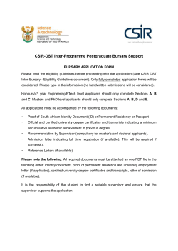 bursary-application