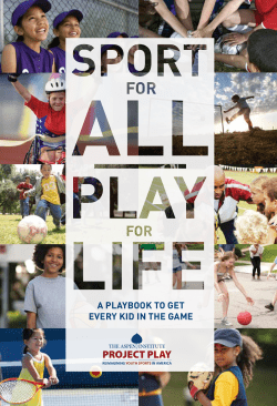 a playbook to get every kid in the game