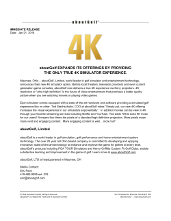 4K Press Release - PGA Merchandise Show