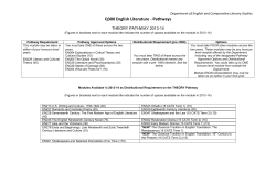 Theory Pathway Modules 2013-14