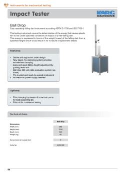 Impact Tester - Karg Industrietechnik
