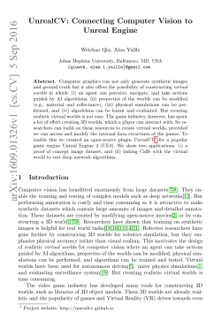 UnrealCV: Connecting Computer Vision to Unreal Engine