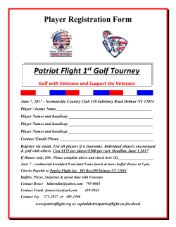 Player Registration Form ______________________________
