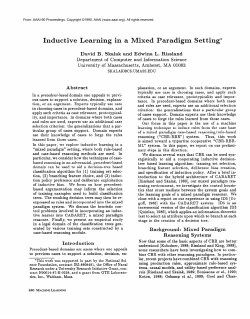 1990-Inductive Learning in a Mixed Paradigm Setting