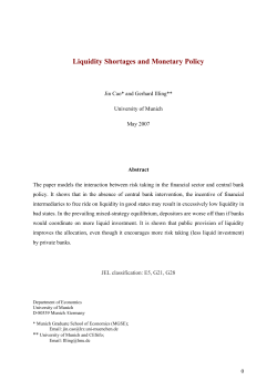LEMMA 1 Given and , there is a unique symmetric equilibrium of