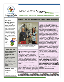 SLMHC Gets Two New Certified Breast Patient Navigators!