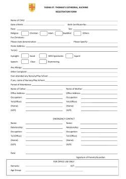 tadika st. thomas`s cathedral, kuching