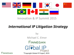 Global Patent Litigation: How and Where to Win