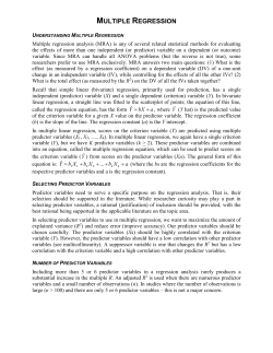 Multicollinearity