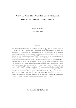 new lower semicontinuity results for polyconvex integrals