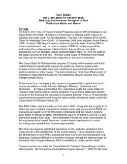 Interstate Air Pollution Transport | Clean Air Markets | US EPA