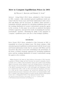 How to Compute Equilibrium Prices in 1891