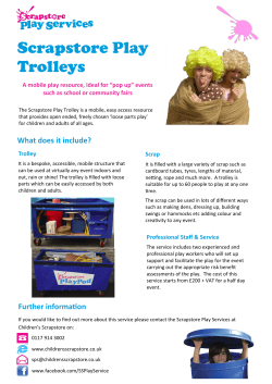 Scrapstore Play Trolleys