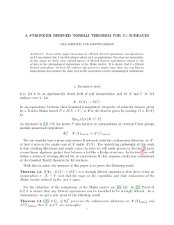 A STRONGER DERIVED TORELLI THEOREM FOR