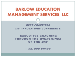 BARLOW EDUCATION MANAGEMENT SERVICES, LLC